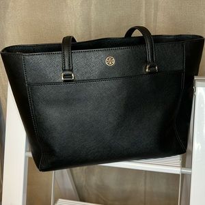 Tory Burch Saffiano Emerson Leather Shoulder Bag